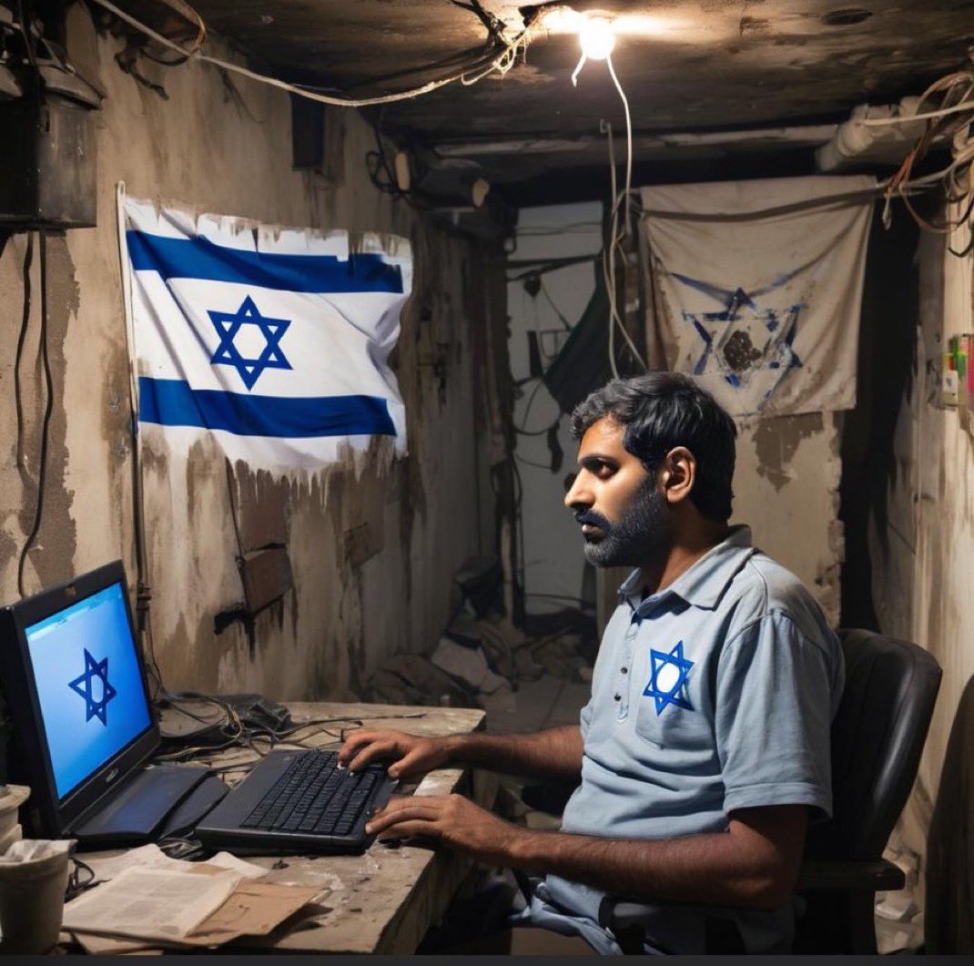 The_Nomad43's tweet image. Indians on Twitter be like
“Hello Saar, I am Jewish. I am Israeli. Phull sapport for Israel Saaar!”
