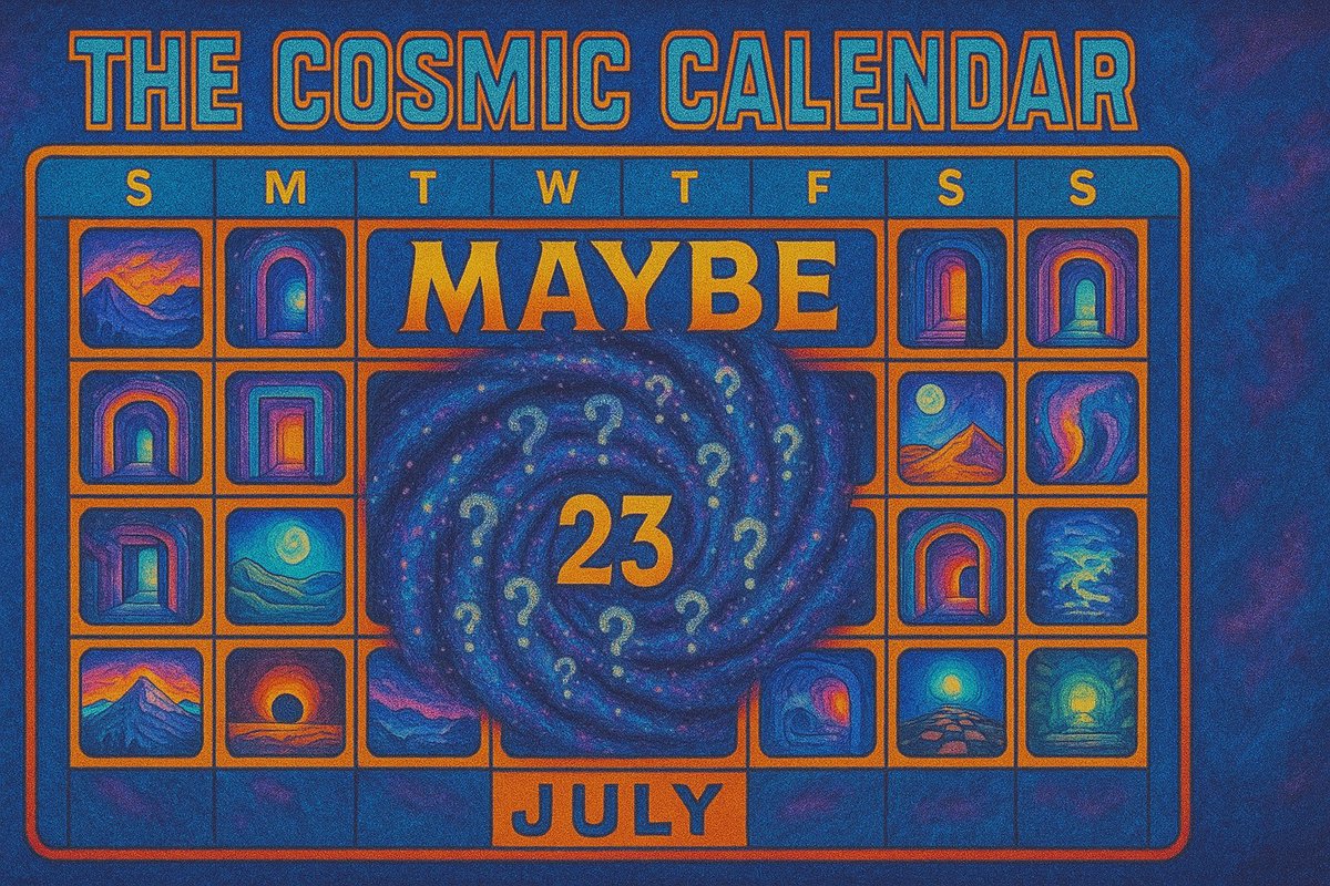 bill 🐻❄️ (@billinformed) on Twitter photo Maybe Day: July 23 - A Celebration of Cosmic Uncertainty
<a href="/RAWilson23/">Robert Anton Wilson</a> - Robert Anton Wilson's cosmic celebration of uncertainty over humanity's adorable epistemic overconfidence.
billinformed.com/maybe-day-july… Maybe Day: July 23 - A Celebration of Cosmic Uncertainty
<a href="/RAWilson23/">Robert Anton Wilson</a> - Robert Anton Wilson's cosmic celebration of uncertainty over humanity's adorable epistemic overconfidence.
billinformed.com/maybe-day-july…