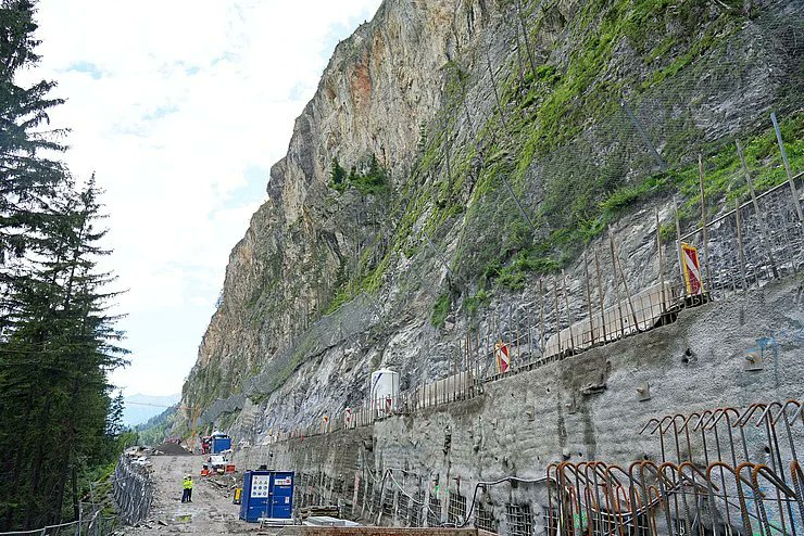 Kanzelgalerie: mehr Sicherheit vor Steinschlag entlang der B 180 #Reschenstraße und verlässlichere Anbindung für die Gemeinde #Nauders im Bezirk #Landeck #inTirol tirol.gv.at/presse/meldung…