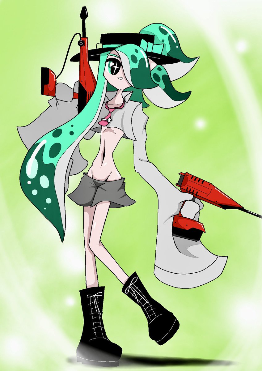 tsukubane501's tweet image. #絵柄が好みって人にフォローされたい 
スプラのマイイカ(1・2枚目)と最近描き始めたつくねくん(3・4枚目)です