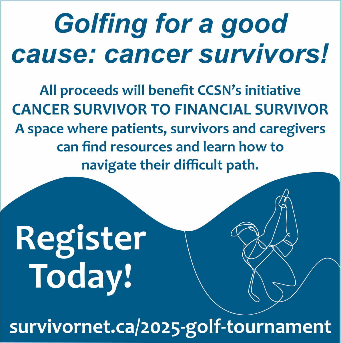 survivornetca's tweet image. What are you waiting for? Register today for our inaugural golf tournament today!
$125.00 per player, includes:
• 18 holes of golf, shotgun start
• Cart
• Lunch Bag
• Hole contests
• Dinner
• Tournament prizes, raffle, silent & live auctions
• A GREAT DAY!