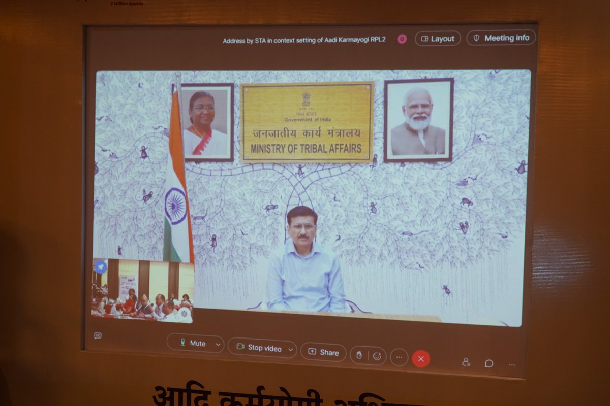 TribalAffairsIn's tweet image. Aadi Karmayogi Regional Process Lab Bhopal Begins!
The #AadiKarmayogi journey continues to grow stronger! 💪
Today marks the beginning of the Regional Process Lab — a space for deep reflection, learning, and co-creation.
Tribal welfare officials from across regions are coming…