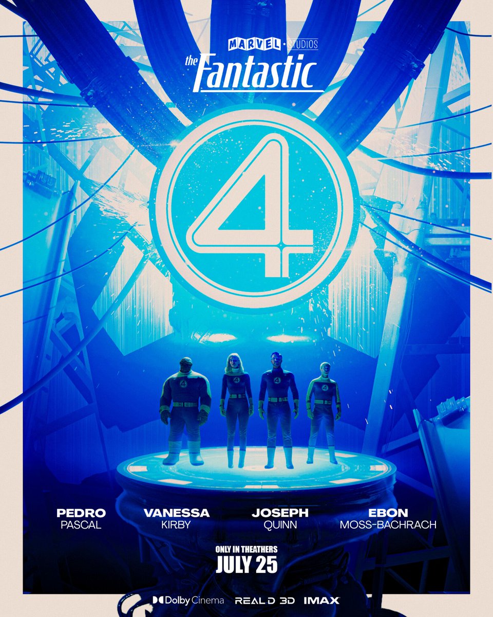 PosterSpy's tweet image. The Fantastic Four: First Steps by @Metrovsn
#TheFantasticFour