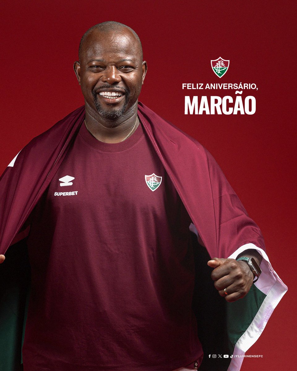FluminenseFC's tweet image. Marcão entende o que é ser Fluminense. Honrou e amou vestir essas cores, dentro e agora fora de campo.
Feliz aniversário, ídolo! ❤️💚