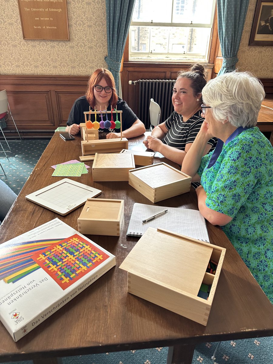 Lynn McNair (@lynnmcnair) on Twitter photo The Froebel Childhood Practice students <a href="/MorayHouse/">Moray House School of Education and Sport</a> ‘play’ with Froebel’s Gifts. The Froebel Childhood Practice students <a href="/MorayHouse/">Moray House School of Education and Sport</a> ‘play’ with Froebel’s Gifts.