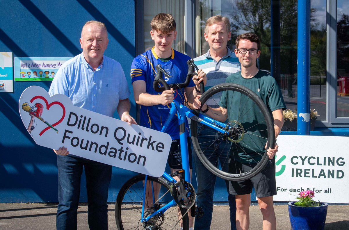 CyclingIreland's tweet image. Cycling Ireland and Dillon Quirke Foundation join forces to urge young cyclists: ‘check your heart health’ ♥️
Read more 👇
shorturl.pulse.ly/dm4yr6b8kw
