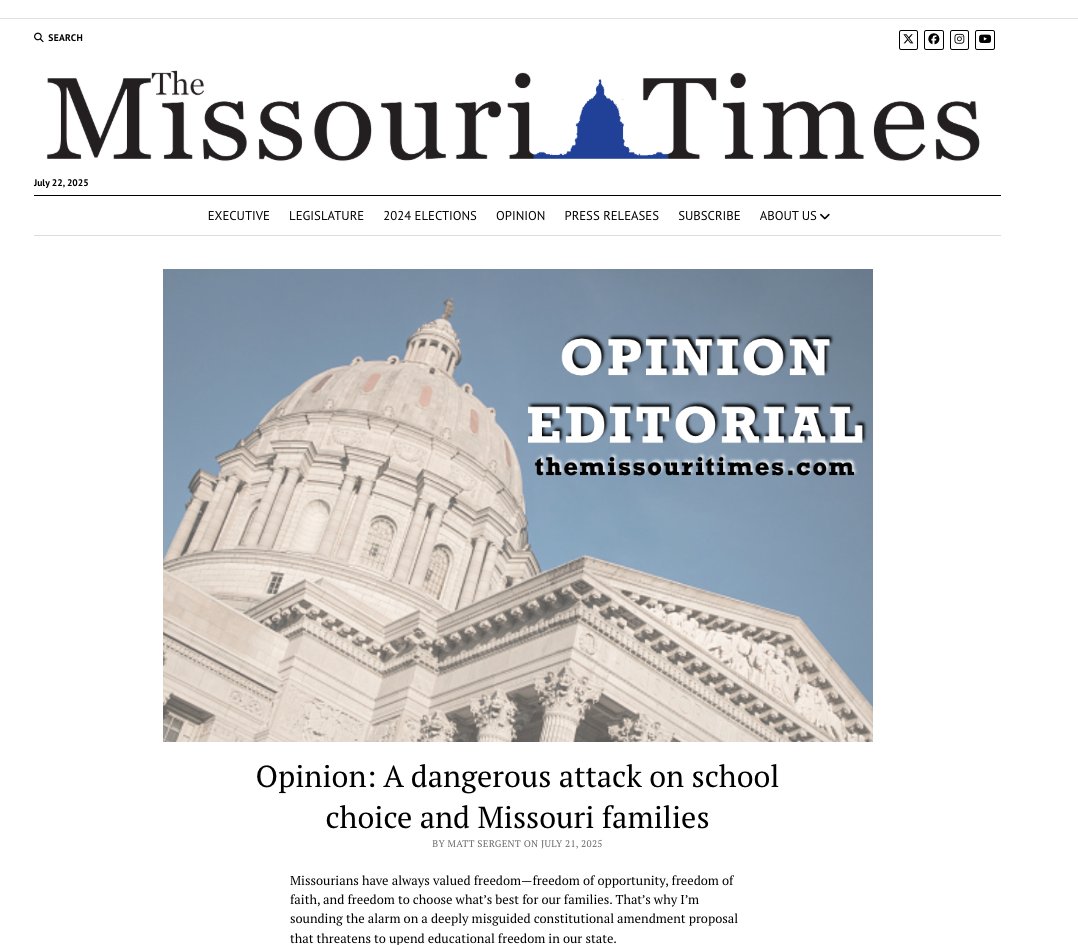 afcpress's tweet image. The latest school choice law fare headlines from Missouri illustrate, once again, how the teachers union will stop at nothing to delay and disrupt educational freedom across our nation.