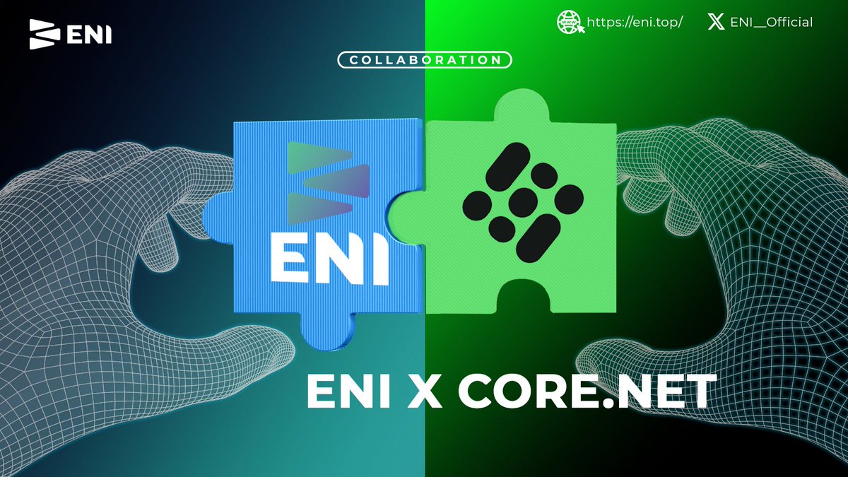 🚀 A new chapter begins!

We’re excited to announce a strategic collaboration between <a href="/ENI__Official/">ENI</a> and <a href="/CoreNet_Coin/">Core.Net</a> — unlocking new synergies across modular architecture, enterprise-grade infrastructure, and Web3 scalability.

This partnership will drive enhanced