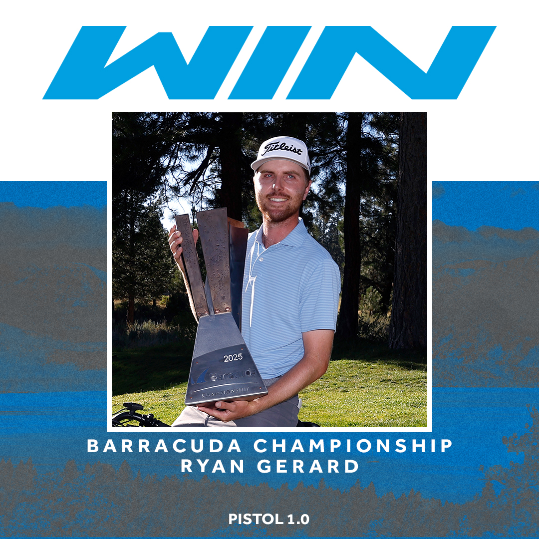 Ryan Gerard takes the Barracuda for his first PGA TOUR win 🏆 Powered by the Pistol 1.0