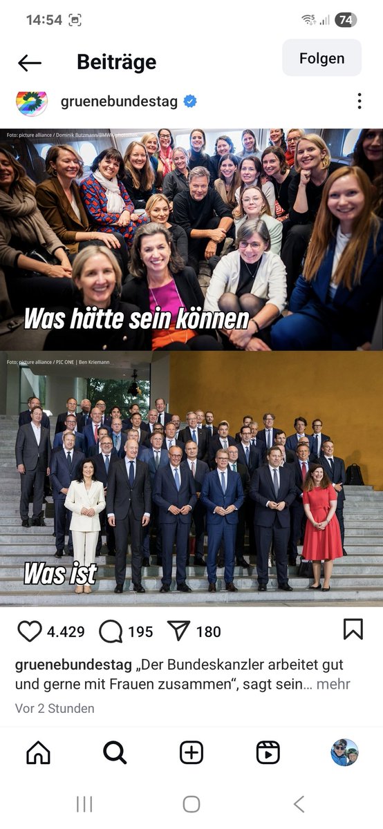 Reblaus10's tweet image. Ich hatte wirklich gehofft, es sei ein Fake. Ist es aber leider nicht. Die @GrueneBundestag meinen das so. Was hätte denn sein können? Mehr Frauen als CEOs nach drei Jahren @roberthabeck als Wirtschaftsminister und @OlafScholz als Kanzler? Dass der neue Bundeskanzler nach 77…