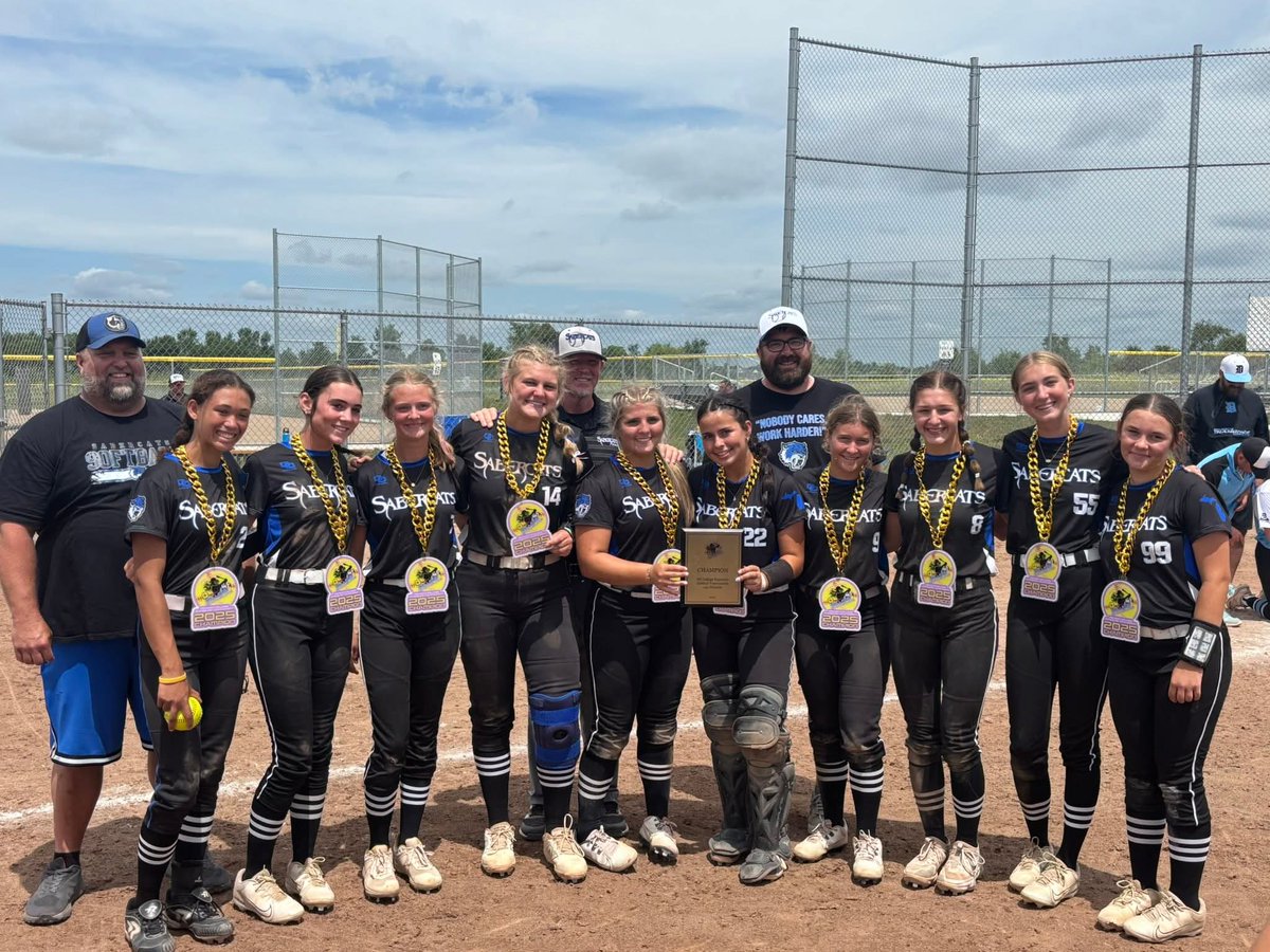 MI College Exposure Event Champions!

We move our overall record to 38-6 and look to add to it in our season finale at the Storm Calssic this weekend!

Go Sabercats! 🥎💪🏆