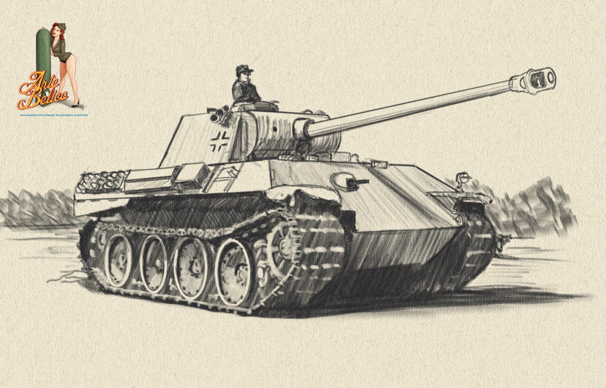 hansclaw's tweet image. Buenos dias, arma blindada II guerra mundial (sherman, tiger, Cromwell y panther)