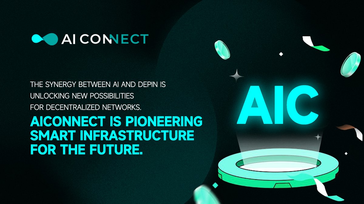 🌐 The synergy between AI and Depin is unlocking new possibilities for decentralized networks. AIConnect is pioneering smart infrastructure for the future. 

#AI #Depin #SmartTech