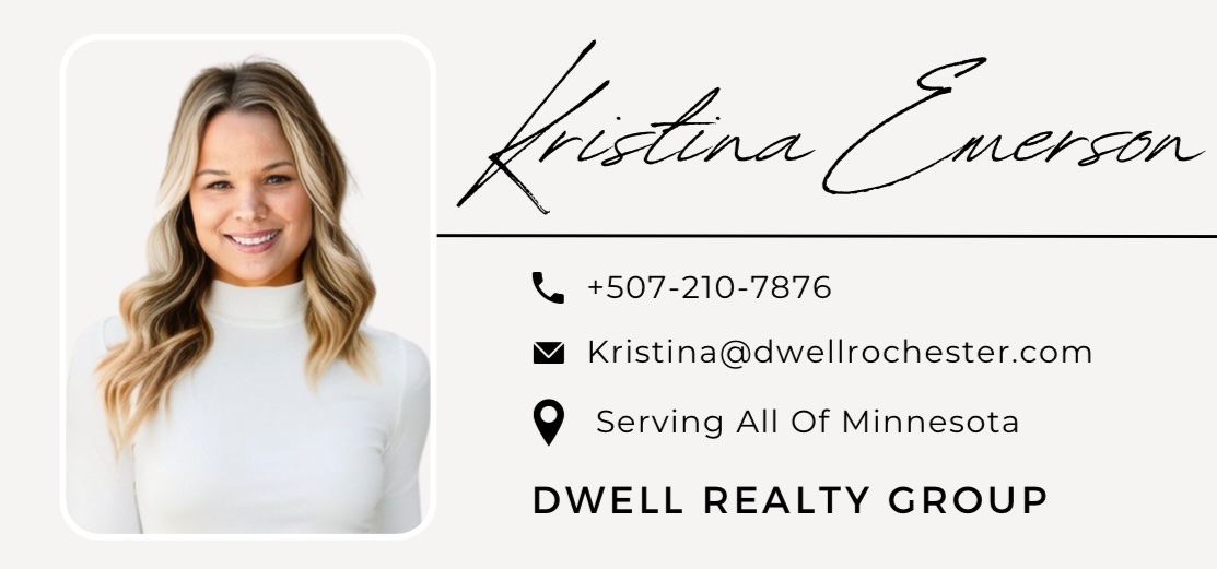 New Prague Booster Club would like to thank our 2025 Gold Sponsor Kristina Emerson - Dwell Realty Group!