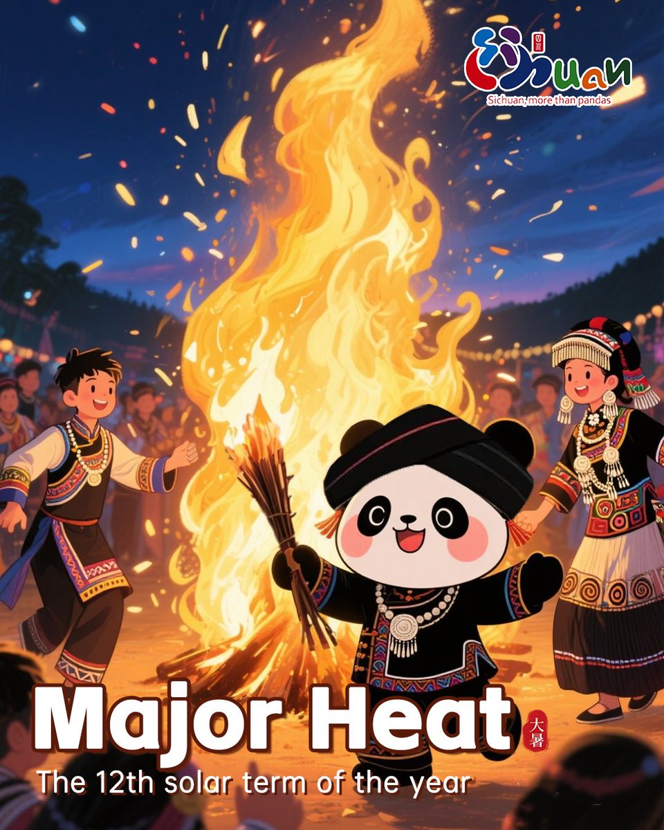 Amazingsichuan's tweet photo. As the 12th of the traditional 24 solar terms, Major Heat not only signals summer’s end but also ushers in the year’s most intense heat. Come to Xichang and dive into the warmth of the season.
#24SolarTerm #VisitXichang #TorchFestival #SichuanTravel https://t.co/4dDbZMQnAV