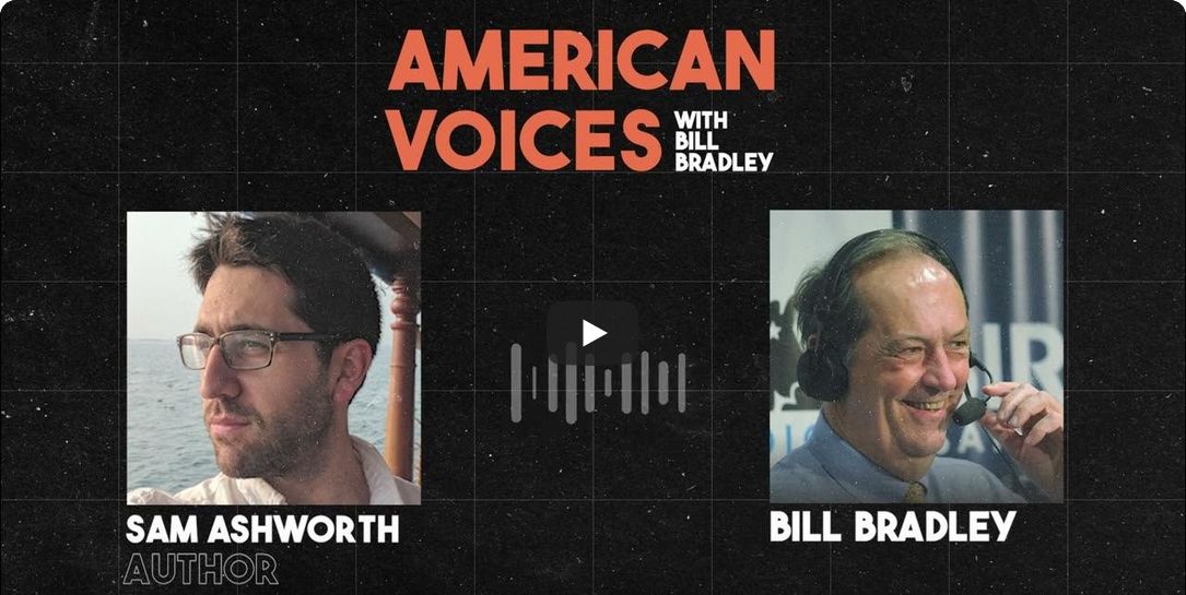 Check it out, <a href="/SamuelAshworth/">Samuel Ashworth</a> was on Bill Bradley's "American Voices" show! buff.ly/1zXfaAP 

Listen to Samuel Ashworth's novel, THE DEATH AND LIFE OF AUGUST SWEENEY, on <a href="/audible_com/">Audible</a>! buff.ly/wZaffv9