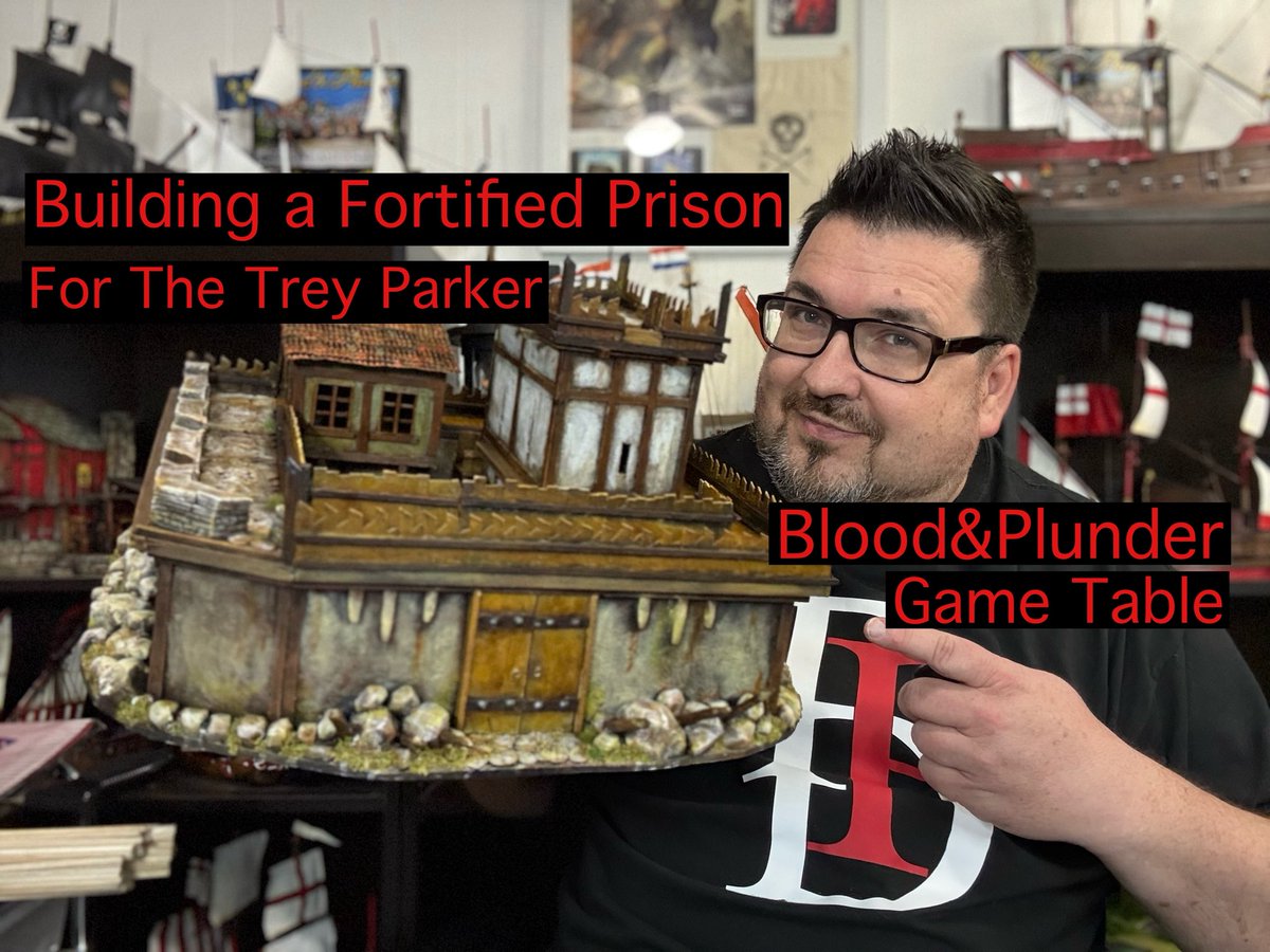 ThePlunderDen's tweet image. In this weeks episode of the Plunder Den I cover the building and Painting of A Fortified Prison for the Trey Parker Blood&Plunder game table. youtu.be/wqdKQwbuaMQ?si…