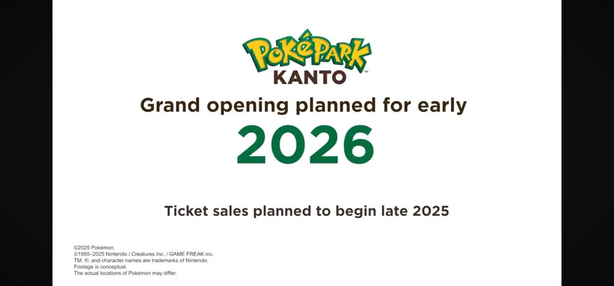 KirPinkFury's tweet image. Pokémon is opening an amusement park in Japan for early 2026.
Nintendo Museum.
PokéPark Kanto.
Universal Nintendo.
Nintendo Stores across the world.
It's a Nintendo world, and we just live in it.