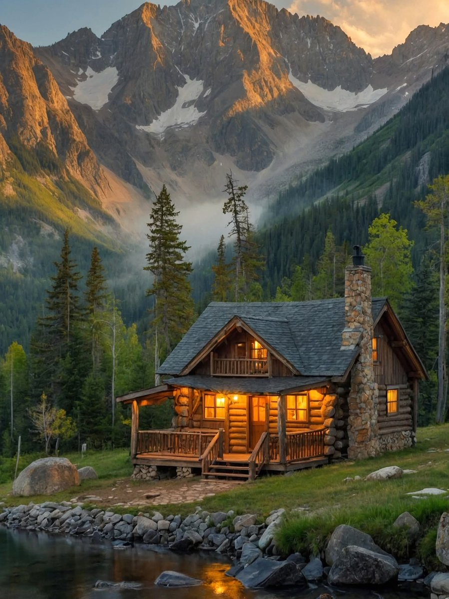 Good evening friends ✨️

Sunset on the mountains..🌇