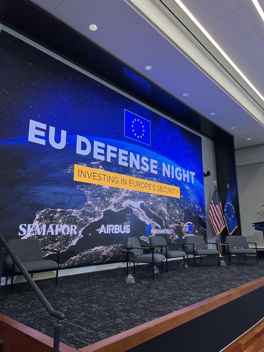 FIUdc's tweet image. Attended @EU_Commission Defense Night, hosted by @semafor at @Gallup.
🇱🇹🇪🇺 Andrius Kubilius, former Prime Minister of Lithuania and the EU’s first Commissioner for Defense and Space, delivered the evening’s keynote on Europe’s evolving role in defense and security.…