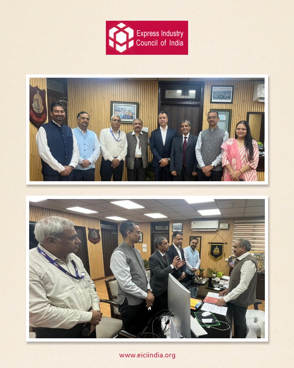EICI India (@eiciindia) on Twitter photo <a href="/Delhicustoms/">Delhi Customs</a> <a href="/AirportGenCus/">Delhi Customs (Airport & General)</a> EICI extends a warm welcome to Shri Manish Kumar on taking charge as Chief Commissioner of Customs, Delhi. We wish him all the best and look forward to continued collaboration with Customs Delhi <a href="/Aramex/">Aramex</a> <a href="/DHLExpressIndia/">DHL Express India</a> <a href="/DTDCIndia/">DTDC Express Limited</a> <a href="/FedEx/">FedEx</a> <a href="/UPS/">UPS</a> <a href="/Delhicustoms/">Delhi Customs</a> <a href="/AirportGenCus/">Delhi Customs (Airport & General)</a> EICI extends a warm welcome to Shri Manish Kumar on taking charge as Chief Commissioner of Customs, Delhi. We wish him all the best and look forward to continued collaboration with Customs Delhi <a href="/Aramex/">Aramex</a> <a href="/DHLExpressIndia/">DHL Express India</a> <a href="/DTDCIndia/">DTDC Express Limited</a> <a href="/FedEx/">FedEx</a> <a href="/UPS/">UPS</a>