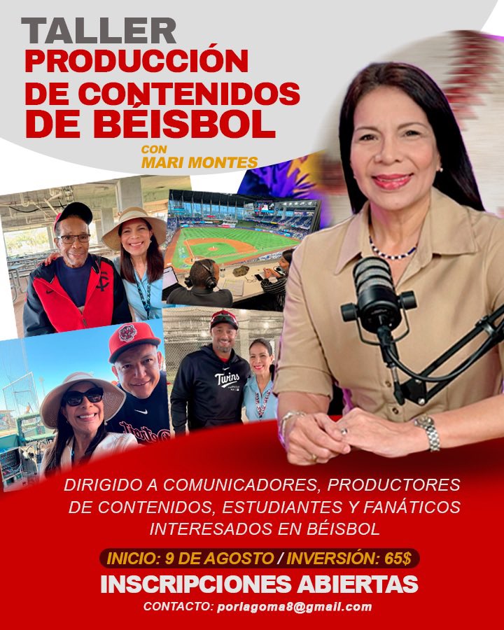 porlagoma's tweet photo. Este es un taller que hacemos por WhatsApp, tres veces por semana: lunes, jueves y sábado. 

El taller está dirigido a comunicadores, estudiantes de comunicación, locutores, e interesados en el béisbol que hacen podcast y contenido en redes, también para fanáticos empedernidos. 

Son 12 módulos, cada uno de media hora (por WhatsApp).

Módulo UNO: Historia: desde el origen, hasta el primer juego como lo conocemos. 

Módulo DOS: Las Grandes Ligas desde 1901.

Módulo TRES: Negro League (Figuras y legado).

Módulo CUATRO: Momentos que marcaron la historia: Medias Negras, La Guerra, la integración, el sindicato, la agencia libre y más. 

Módulo CINCO: Figuras legendarias, quienes son y cómo y dónde buscar sus historias.

Módulo SEIS: El lenguaje del béisbol: Frases, metáforas, expresiones. 

Módulo SIETE: Entrevistas, cómo aproximarse, lo mínimo que hay que saber de un jugador, técnico o gerente, cómo prepararse para la entrevista. 

Módulo OCHO: Lesiones más comunes, en qué consisten (invitado: doctor Germán Medina).

Módulo NUEVE: Estadísticas, las tradicionales y las “nuevas” (invitado Octavio Hernández y Daniel Álvarez Montes) 

Módulo DIEZ: Presencia femenina en el béisbol. Desde Katie Casey hasta Kim Ng. 

Modulo ONCE: Beisbol y literatura, cine y música.

Modulo DOCE: Apuntes para una transmisión, anotación y reglas. Invitado: Gil Reyes 

Cada módulo se queda una semana para que lo escuchen cuando puedan.