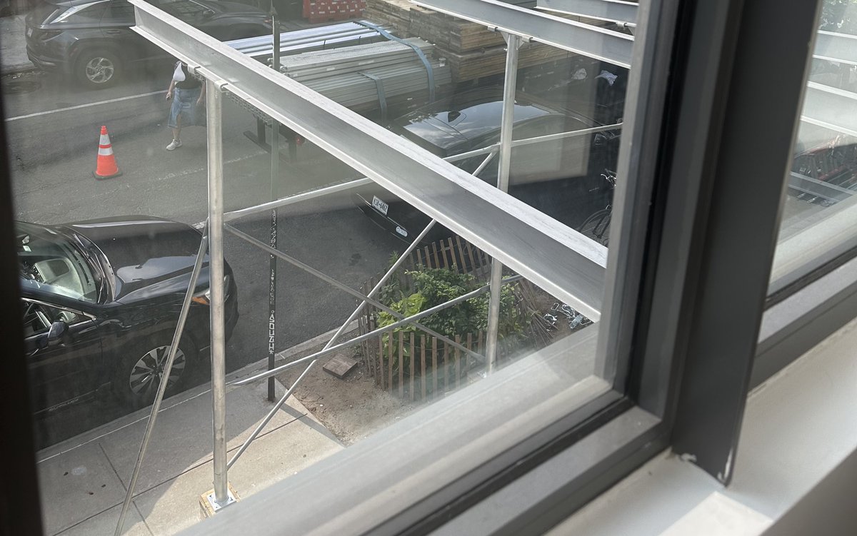 PEWilliams_'s tweet image. I never thought it would happen to me. There is scaffolding going up outside my window. How long will it be here, 8 weeks, 8 years? No one can say.