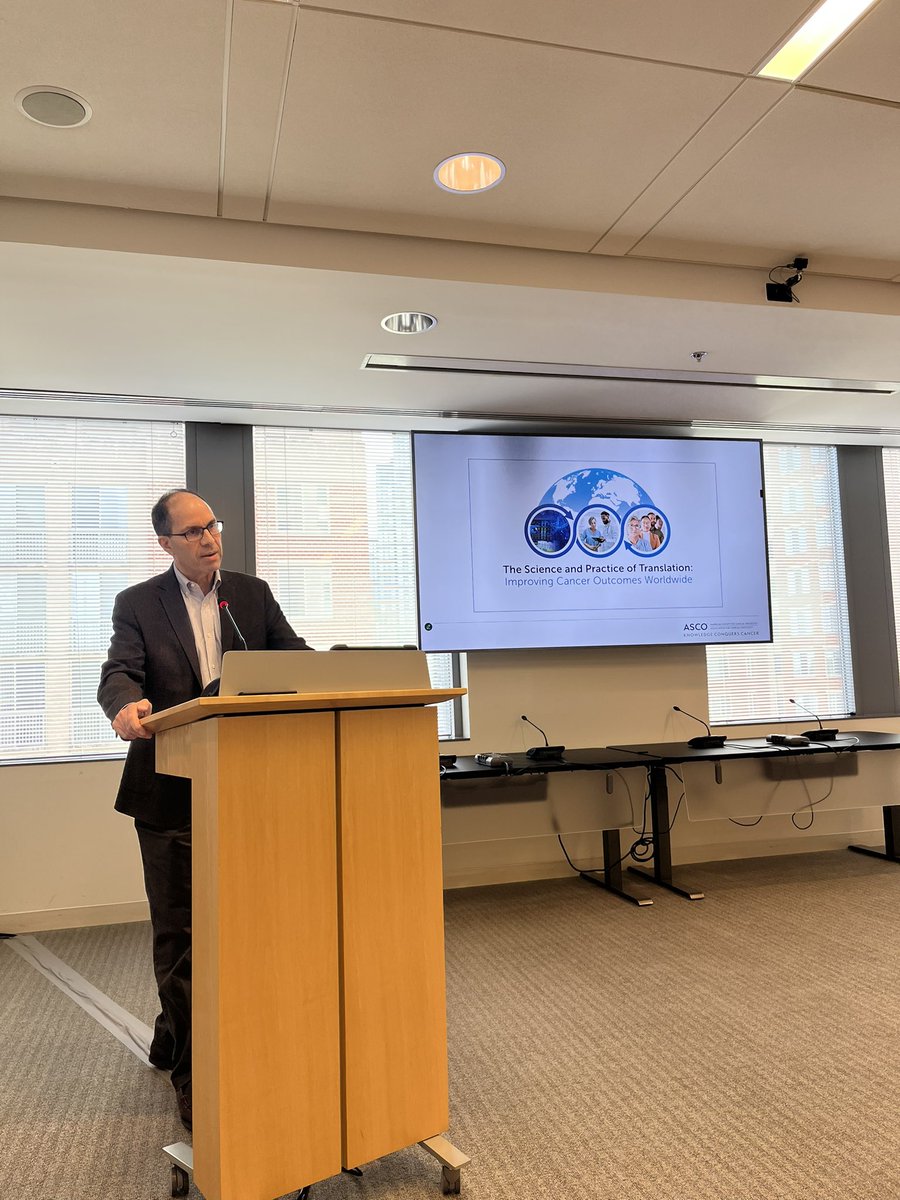 ASCOPres's tweet image. I had the pleasure of meeting w/ @ASCO staff last week in which I introduced my presidential theme for 2025-2026:
"The Science and Practice of Translation: Improving Cancer Outcomes Worldwide."
Excited to roll this out over the course of the year, and of course, at #ASCO26!