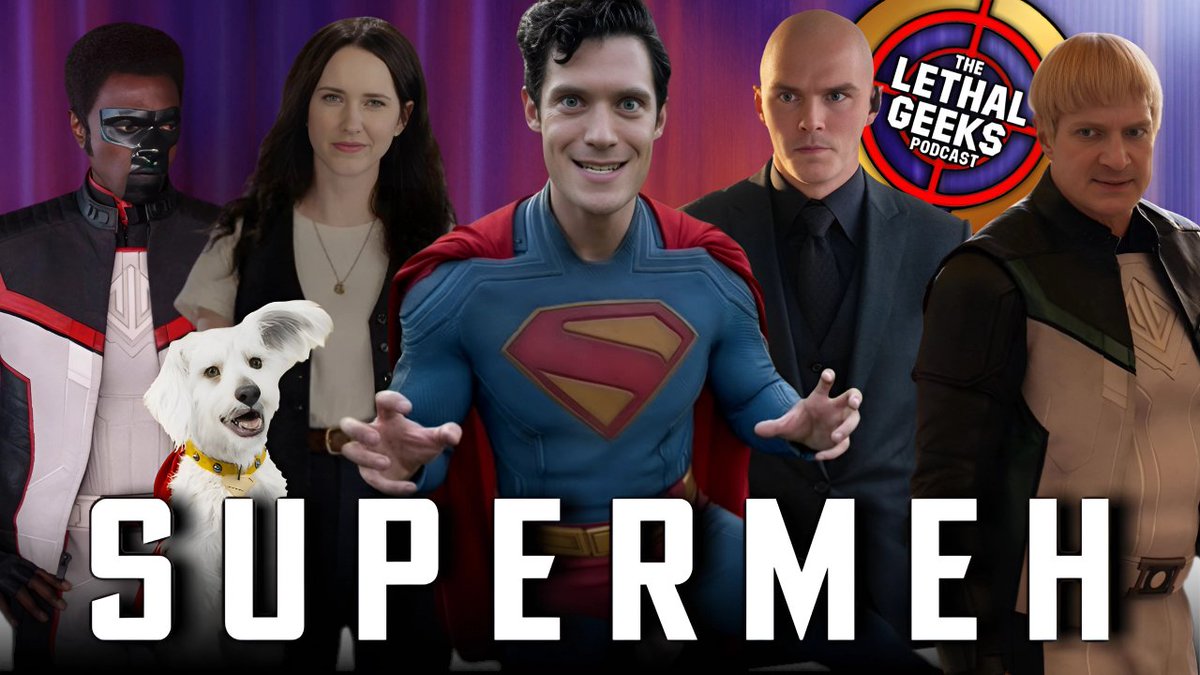 TheLethalGeeks's tweet image. We’re breaking down the good, the bad, and the hilarious of James Gunn's Superman with our special guest @KozyBoyKam! #JamesGunn #Superman #TheLethalGeeks
Check the link below!
youtu.be/gbQi-YY90UA