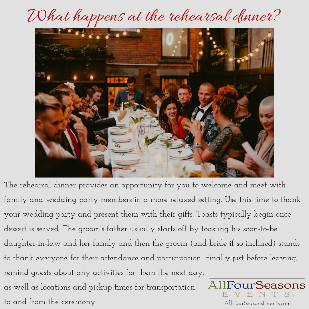 Your months of planning are finally through and your BIG day is tomorrow. Now it's time to relax and laugh with family and friends. Cheers!

#AllFourSeasonsEvents #TheRoseVenue #TuesdaysTip #GettingMarried #RecentlyEngaged2025