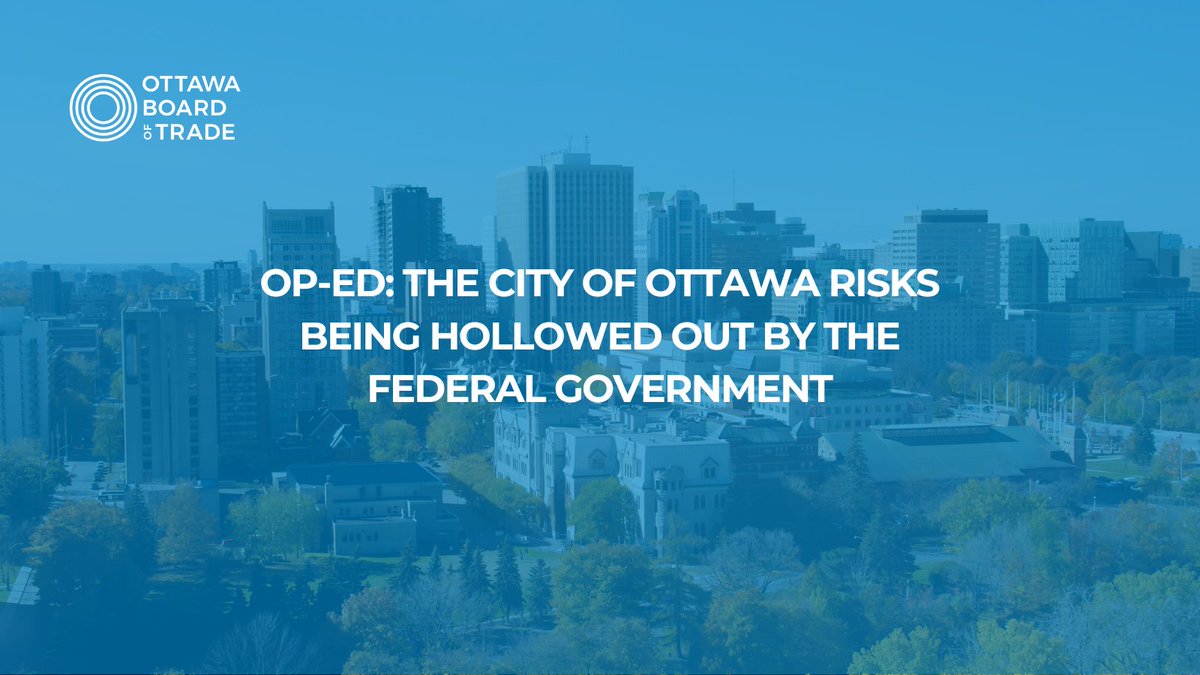 Ottawa Board of Trade (@ottawabot) on Twitter photo #OBOT President & CEO Sueling Ching writes in the
<a href="/globeandmail/">The Globe and Mail</a> on the crucial role the federal government plays in Ottawa’s economy - and the urgent need for a clear workforce strategy and action on surplus federal assets, or the Nation’s Capital risks being hollowed out. Read #OBOT President & CEO Sueling Ching writes in the
<a href="/globeandmail/">The Globe and Mail</a> on the crucial role the federal government plays in Ottawa’s economy - and the urgent need for a clear workforce strategy and action on surplus federal assets, or the Nation’s Capital risks being hollowed out. Read