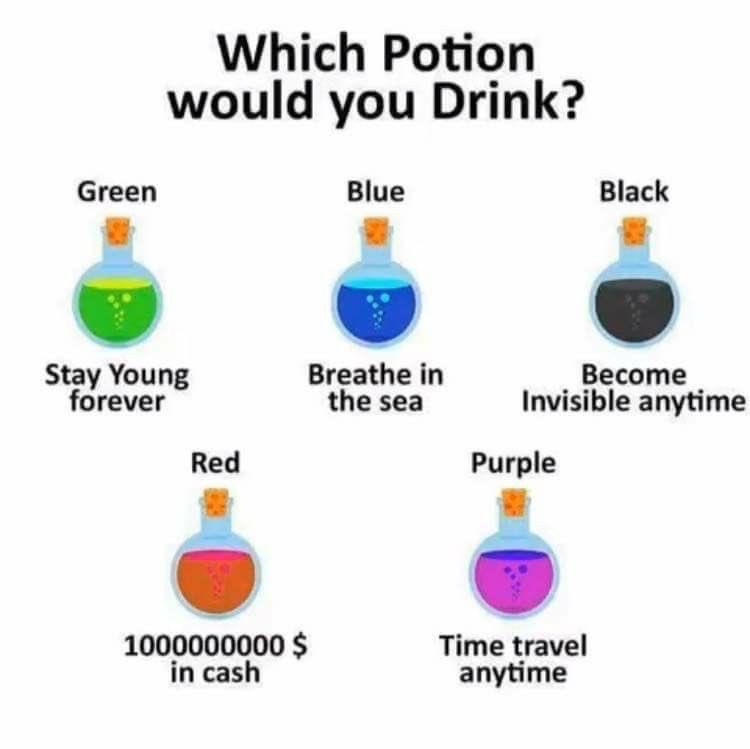 Pick your potion!