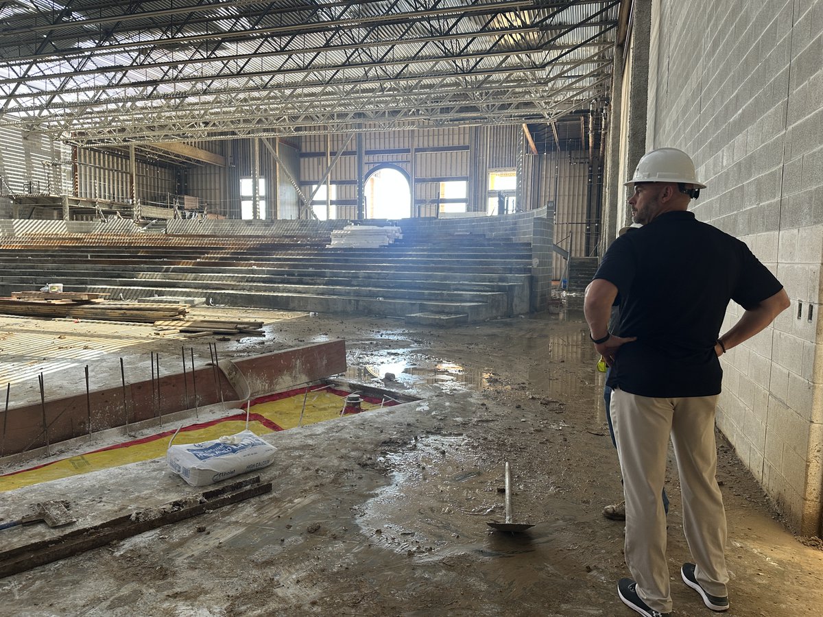 TomballISD's tweet image. 👀 🚧 Sneak Peek!
Quick look at the progress being made at our third comprehensive high school, @TISDTWHS - home of the Tigers!
Thank you to our Tomball community for the support of Bond 2021. Big things are coming! #DestinationExcellence