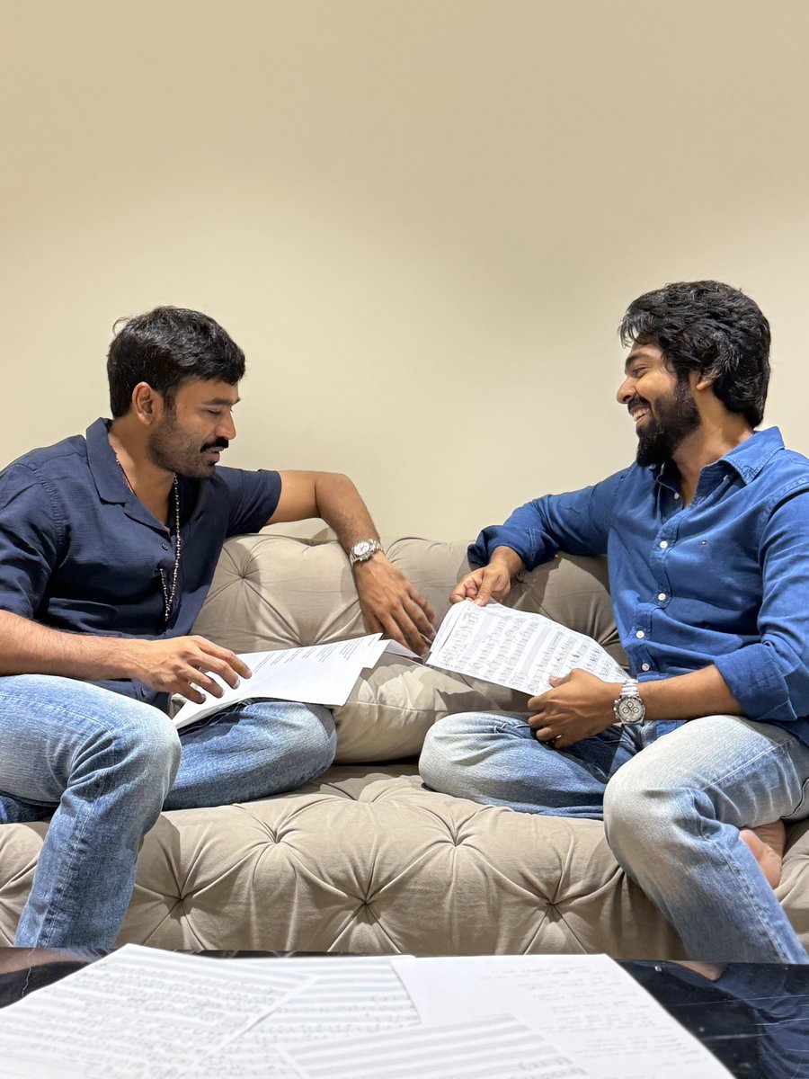 The first single from <a href="/dhanushkraja/">Dhanush</a>'s #Idlykadai will be a love song penned by #Dhanush himself and sung by him &amp; #ShwethaMohan in #GVPrakash's music