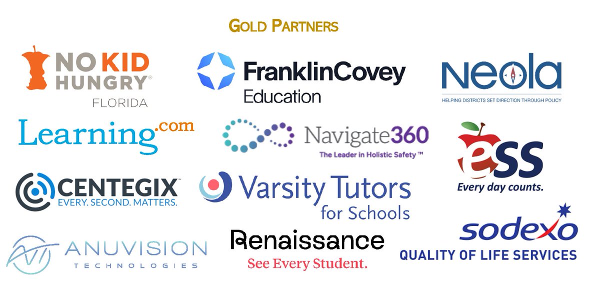 Shout out to FADSS 2025-26 Gold Partners!
<a href="/NoKidHungryFL/">No Kid Hungry Florida</a> <a href="/_Centegix/">CENTEGIX</a> <a href="/ESSEducation/">ESS</a>
<a href="/TheLeaderinMe/">The Leader in Me</a> <a href="/learningdotcom/">Learning.com</a> <a href="/Navigate360_/">Navigate360</a>
<a href="/NeolaInc/">Neola</a> <a href="/RenLearnUS/">Renaissance Learning US</a> <a href="/SodexoGroup/">Sodexo</a> <a href="/varsitytutors/">Varsity Tutors</a> and AnuVision Technolgies