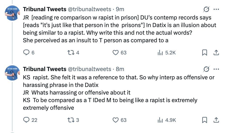 alexmassie's tweet image. You have to be extremely stupid to think the comparison of Upton with Bryson is suggesting Upton is "like a rapist". The comparison is "man in a woman's space". FFS.