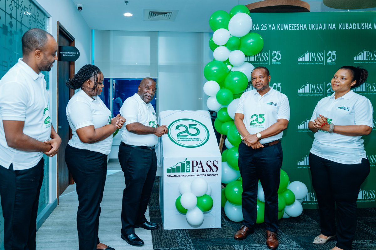 pass_trust's tweet photo. Today we have officially launched the celebrations for the 25th anniversary of PASS Trust, 25 years of achievements in enabling growth and transforming the lives of Tanzanians through agricultural, livestock, and fishing sectors.
Thank you for being part of this journey. #PASS25 https://t.co/M5Wc1ZyMkD