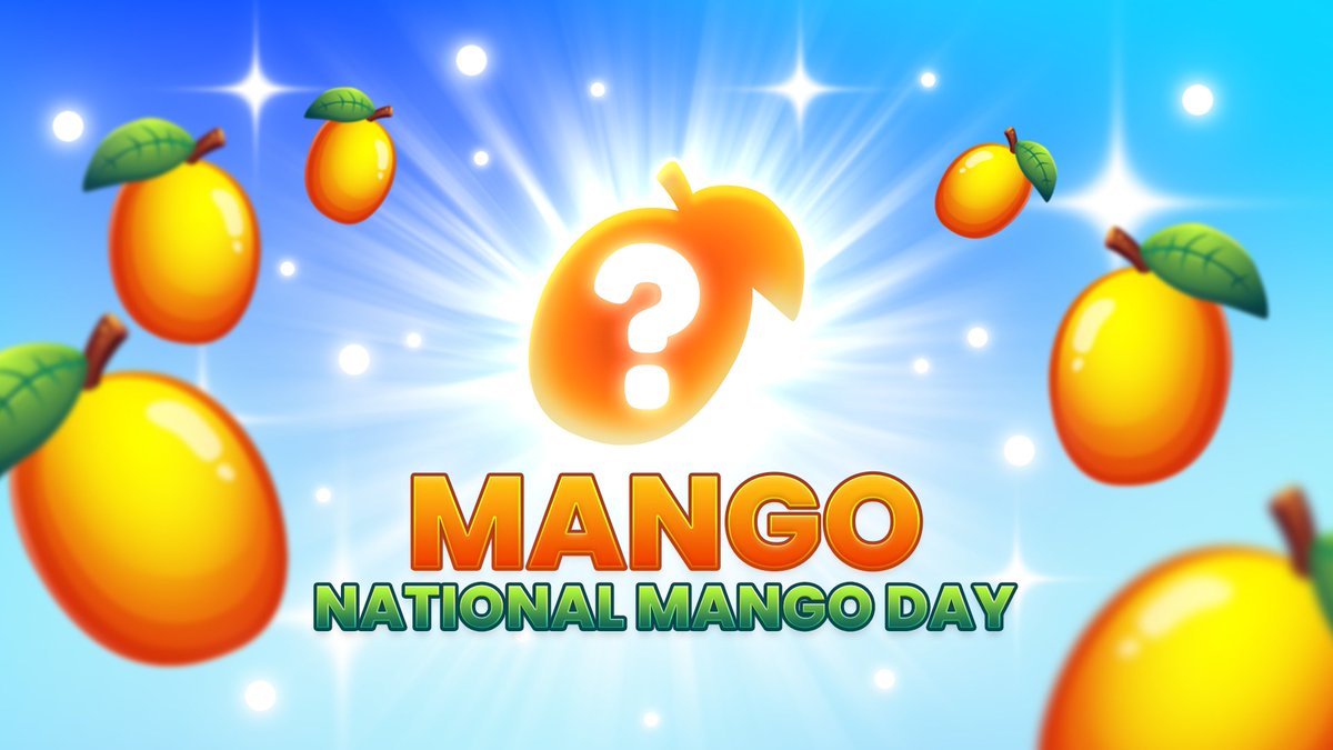 Happy National Mango Day! 🥭

For a limited time, you can redeem the code MANGODAY2025 in Mango for a free skin!

👉 roblox.com/games/18111007…