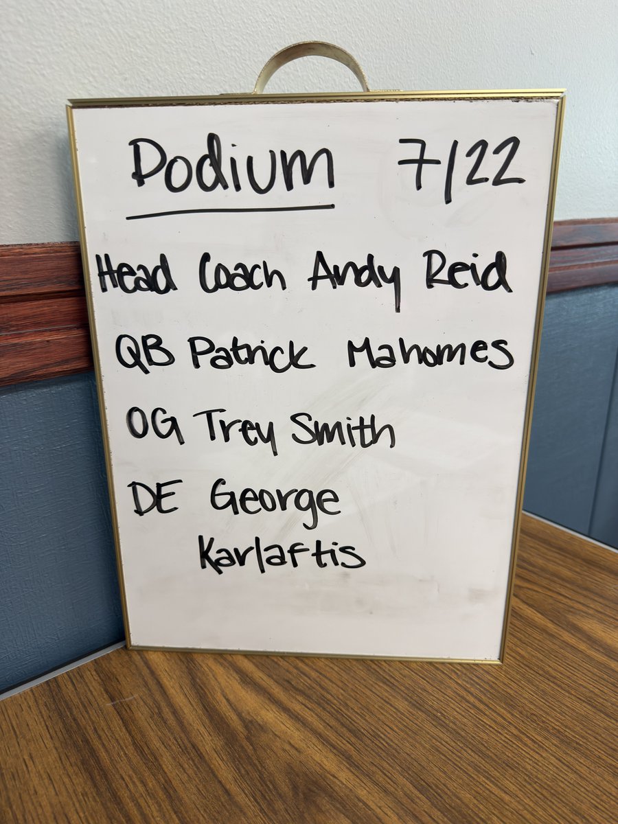 KWCHBrandon's tweet image. A 10th season covering the Chiefs begins with the opening of training camp today. We’re talking new beginnings and new contracts tonight on @KWCH12!
