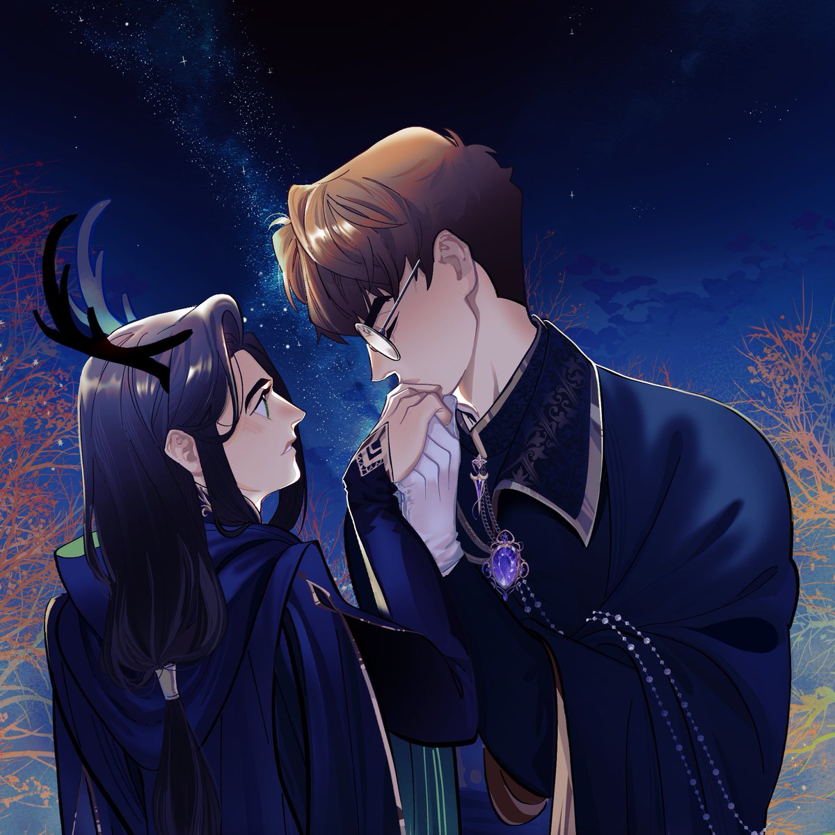 FoxxTrot_Writer's tweet image. วีร์เร็นทอดสายตาไล่ตามเส้นเลือดที่ปรากฏบนหลังมือและท้องแขนก่อนจะหายลับเข้าไปในแขนเสื้อ แม้จะเห็นได้ชัดว่าเอ็ดเติบโตมามีรูปร่างสูงใหญ่เพียงใด แต่นี่เป็นครั้งแรกที่เขาตระหนักได้ถึงความแข็งแกร่งของเจ้าชายหนุ่ม ทั้งในแง่ของฝีมือและร่างกาย
#เจ้าชายบรรณาการของจอมมาร