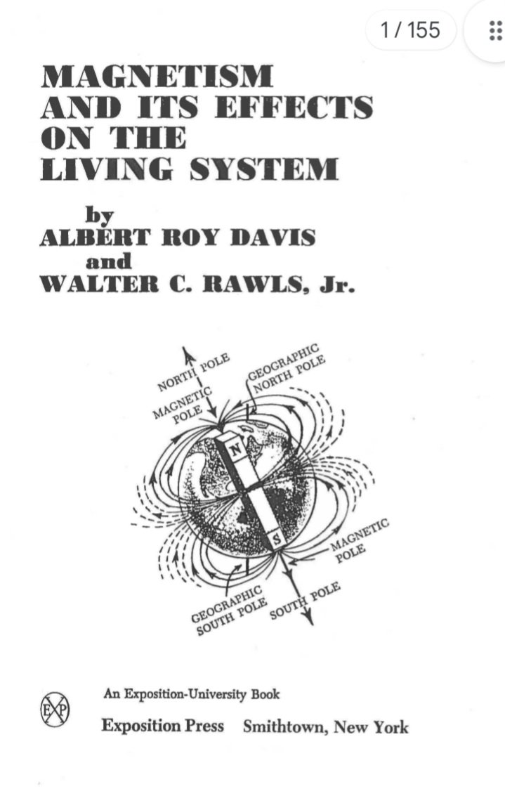 CymaticJoule's tweet image. Starting in on the book, Magnetism and the Effects on the Living System, recommended by Ken Wheeler. Using Speechify to listen to it while I drive.
Some fascinating snippets I'm gonna clip and post later this week.