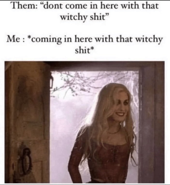 hottiereads's tweet image. I'm the FULL package!
*
*
*
#hoodoopractitioner #hoodoo #witchymemes #spiritualmemes #memes #funnywitchposts #witchy #funny