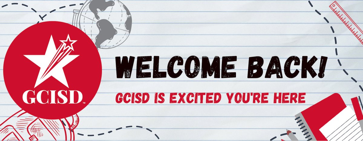 GCISD's tweet image. Did you know that GCISD has a Back-to-School Resources page? Check it out to find many useful links all in one place, including school supply lists, transportation information and school hours.
Visit the page: gcisd.net/page/back-to-s…