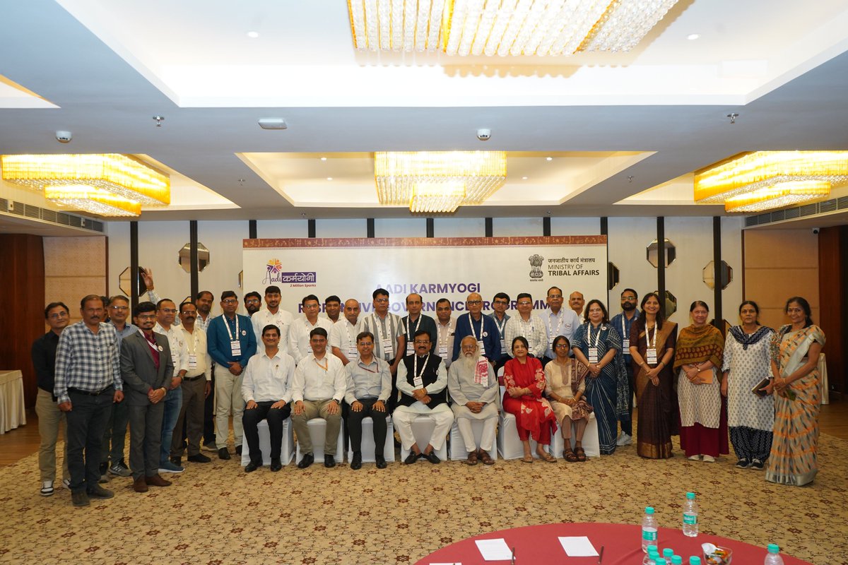 TribalAffairsIn's tweet image. Aadi Karmayogi Regional Process Lab Bhopal Begins!
The #AadiKarmayogi journey continues to grow stronger! 💪
Today marks the beginning of the Regional Process Lab — a space for deep reflection, learning, and co-creation.
Tribal welfare officials from across regions are coming…