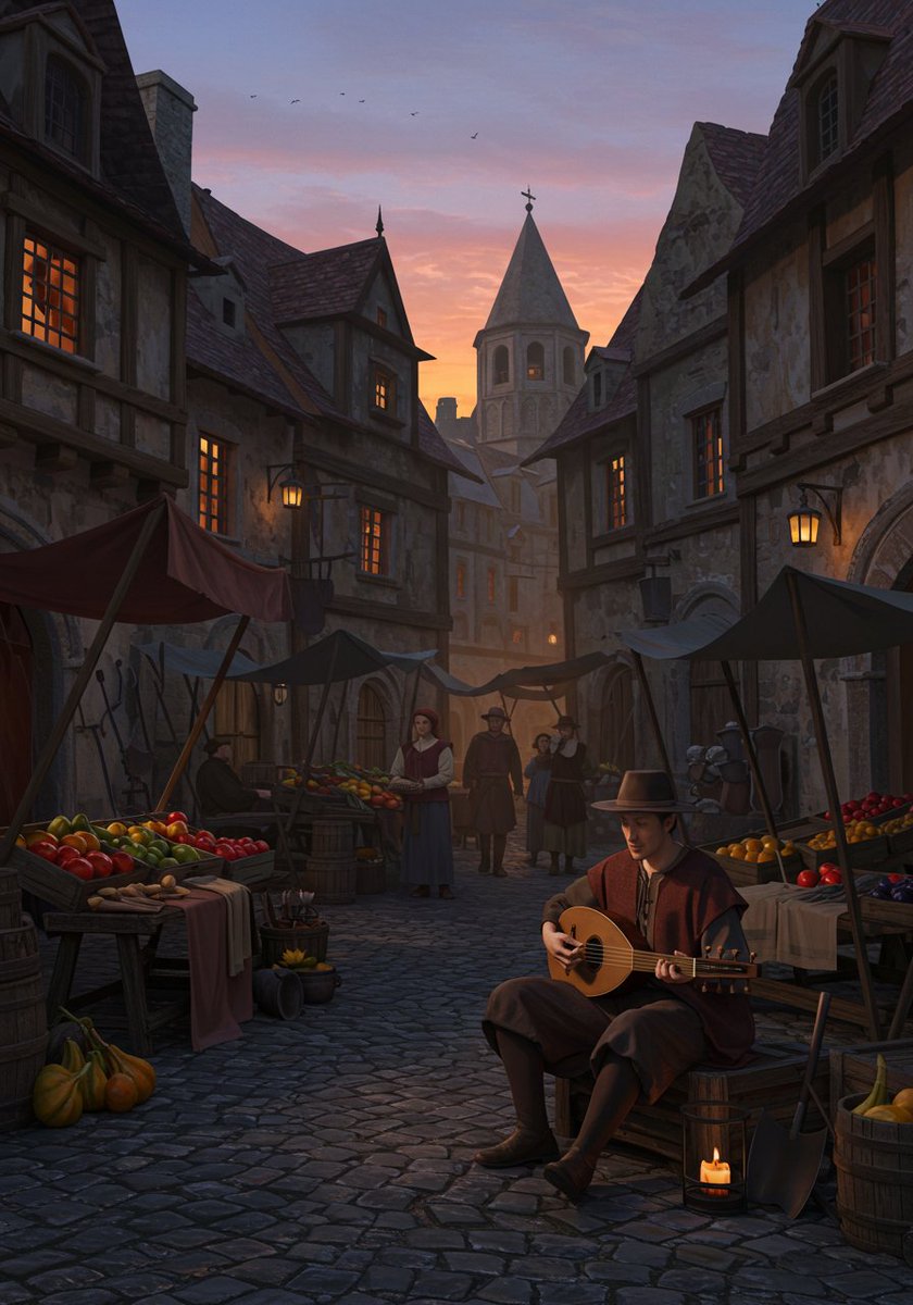 fjamil143's tweet photo. He played not for coins, but for the memories that no longer listened.
#MedievalMood #SilentSongs #LonelyStrings #StoryInAFrame #DigitalArt #SadAesthetic #AIart #AIArtistCommunity #Aiartowork #AIarts https://t.co/LmlX2jbxBp