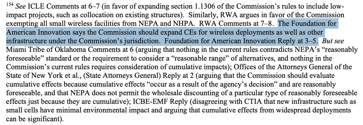 ThomasHochman's tweet image. FAI's agency NEPA streamlining recommendations are in the FCC's new notice of proposed rulemaking