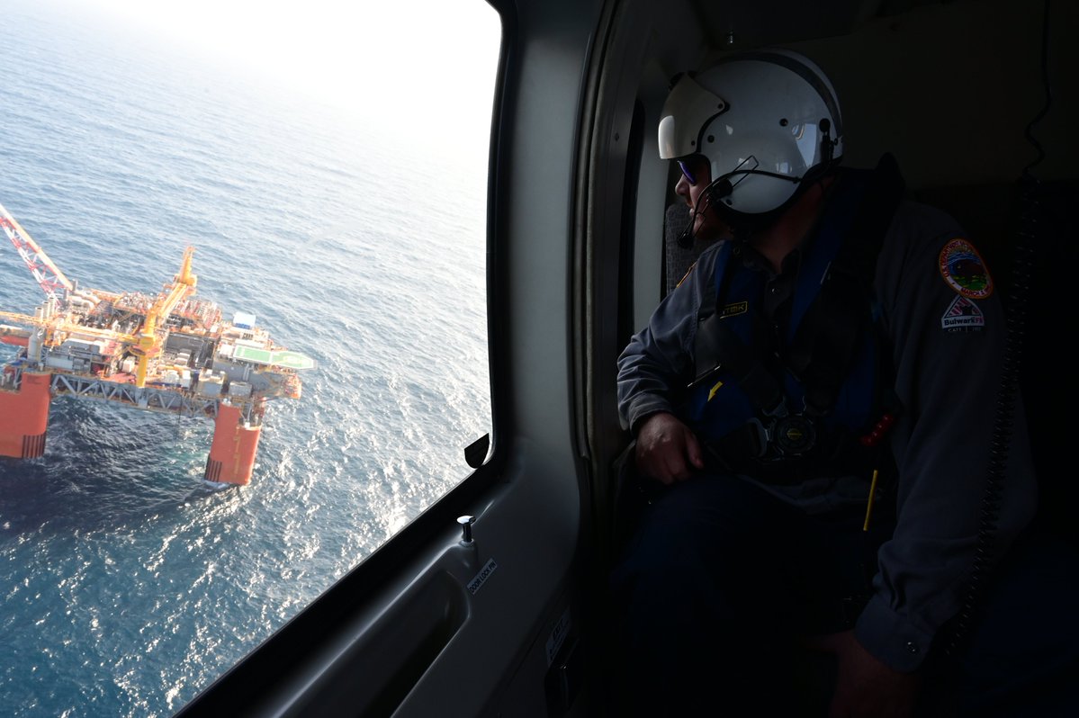 Interior's tweet image. As hurricane season approaches, safety becomes a top priority for offshore oil and gas operations. @BSEEgov plays a key role in making sure these operations are prepared for storms and built to withstand severe conditions, protecting both people and the environment.
