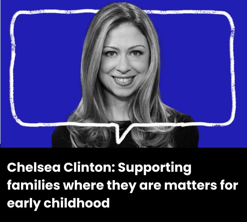 The74's tweet image. Chelsea Clinton reflects on impact, lessons learned and what lies ahead for Too Small to Fail, an initiative supporting families with early learning. @MarkSwartz reports buff.ly/JQMTWQU