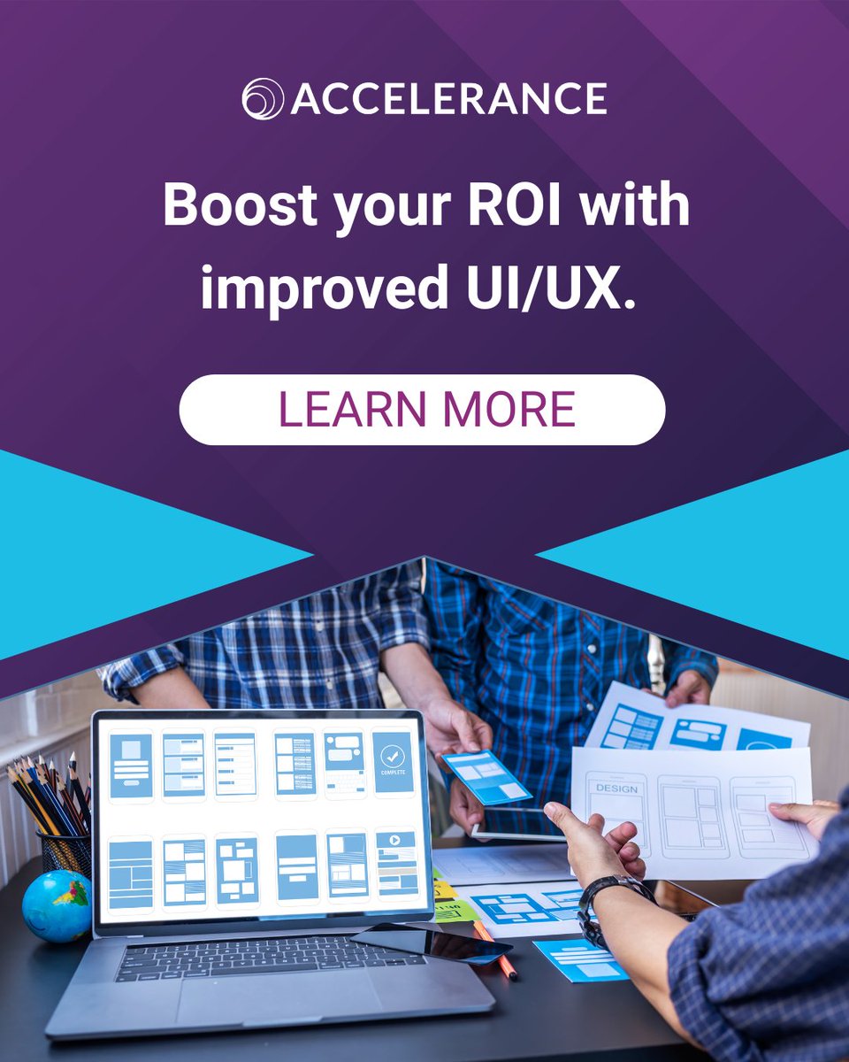 Achieve a higher ROI through effective UI/UX design. Our partners redesign product interfaces for customer delight and tangible business results. Find out more: accelerance.com/solutions/ui-u…

#UXDesign #DigitalExperience #BusinessGrowth