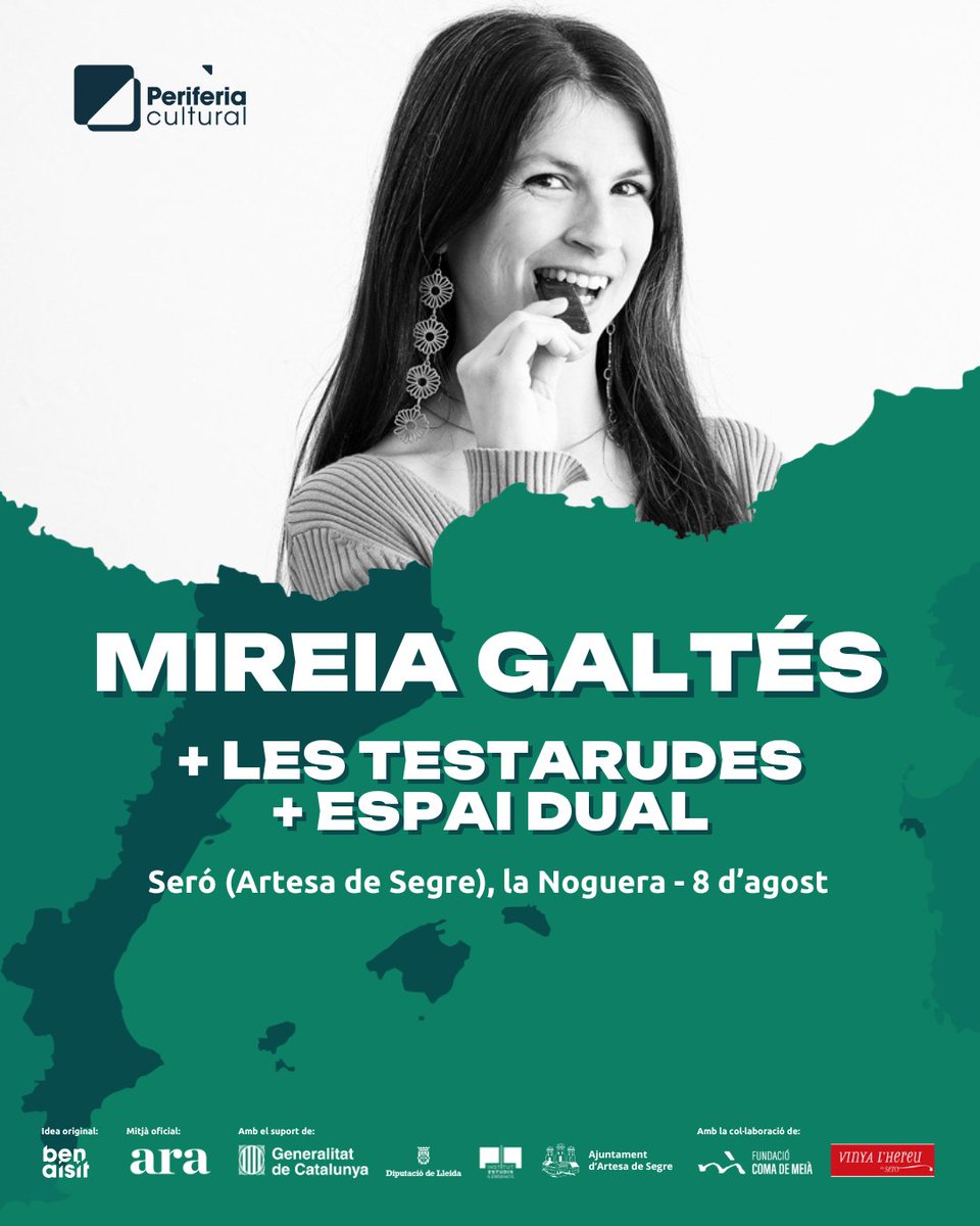 🌱 NIT DE CONSCIÈNCIA I ARRELS

⭐️ Les 9 components de <a href="/lestestarudes/">Les Testarudes</a> ens faran ballar amb l’ska i el reaggae més reivindicatiu. El duet d’Almacelles, <a href="/espai_dual/">espaidual</a>, hi posarà el country i el metal per endinsar-nos en l’humor àcid i de l’absurd. La dietista i divulgadora de Ponent
